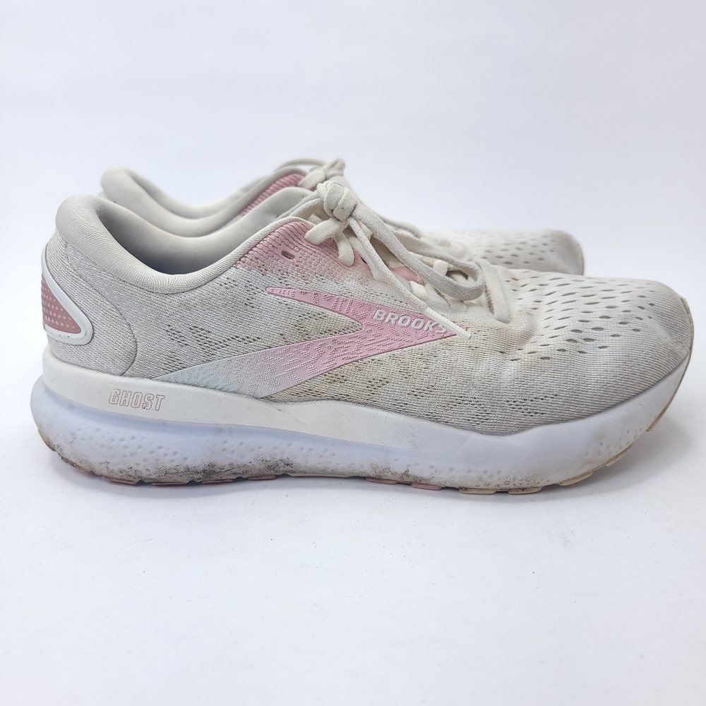 Brooks Ghost 16 Running Shoes Coconut/ Zephyr/ White Women's 9.5 B